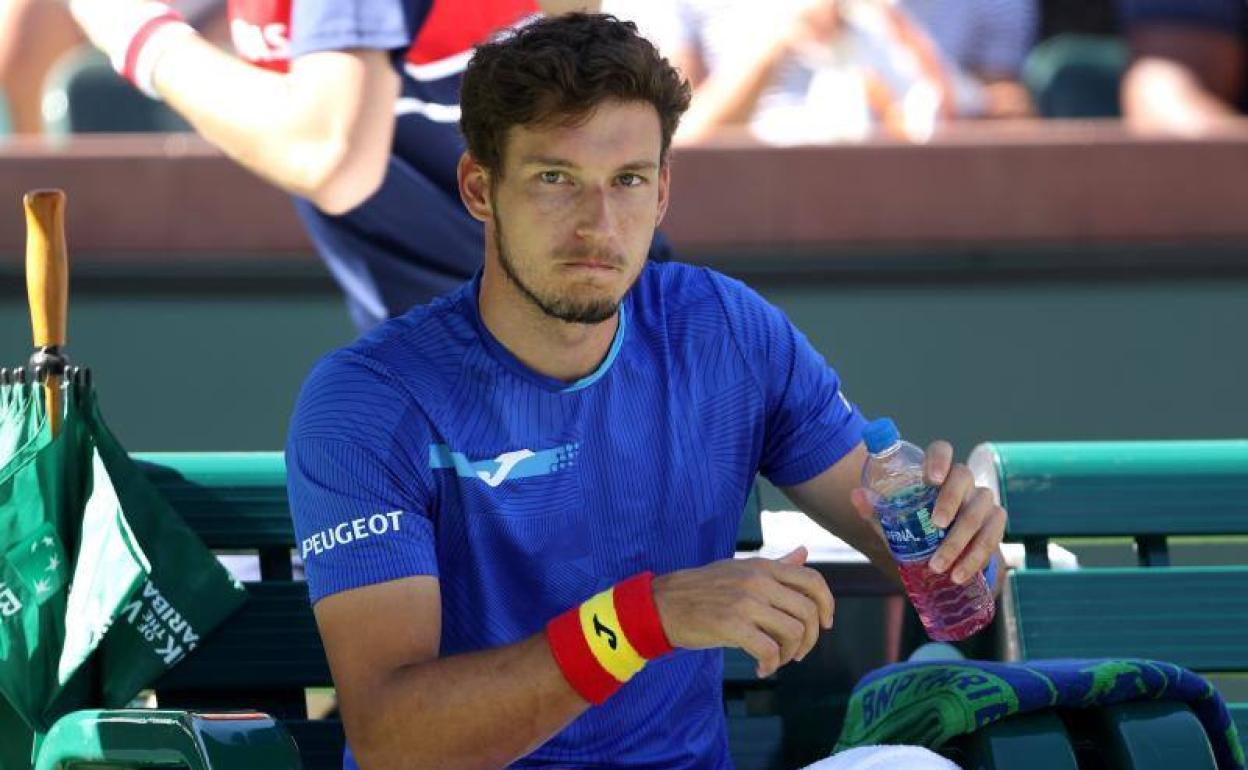 Pablo Carreño se despidió del Máster 1.000 de Indian Wells tras la derrota ante Khachanov. 