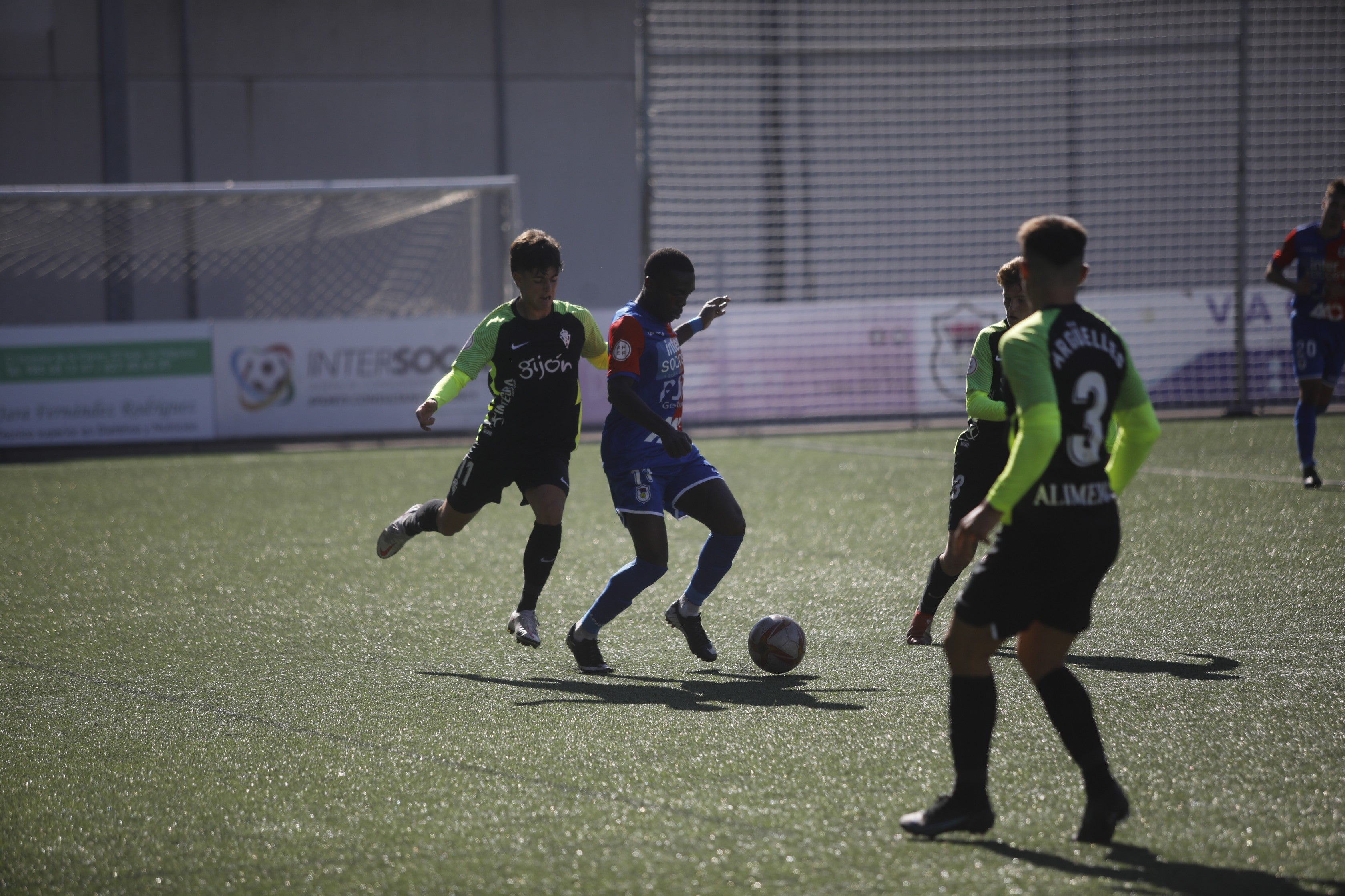 Fotos: Langreo B 2 - 1 Sporting B, en imágenes