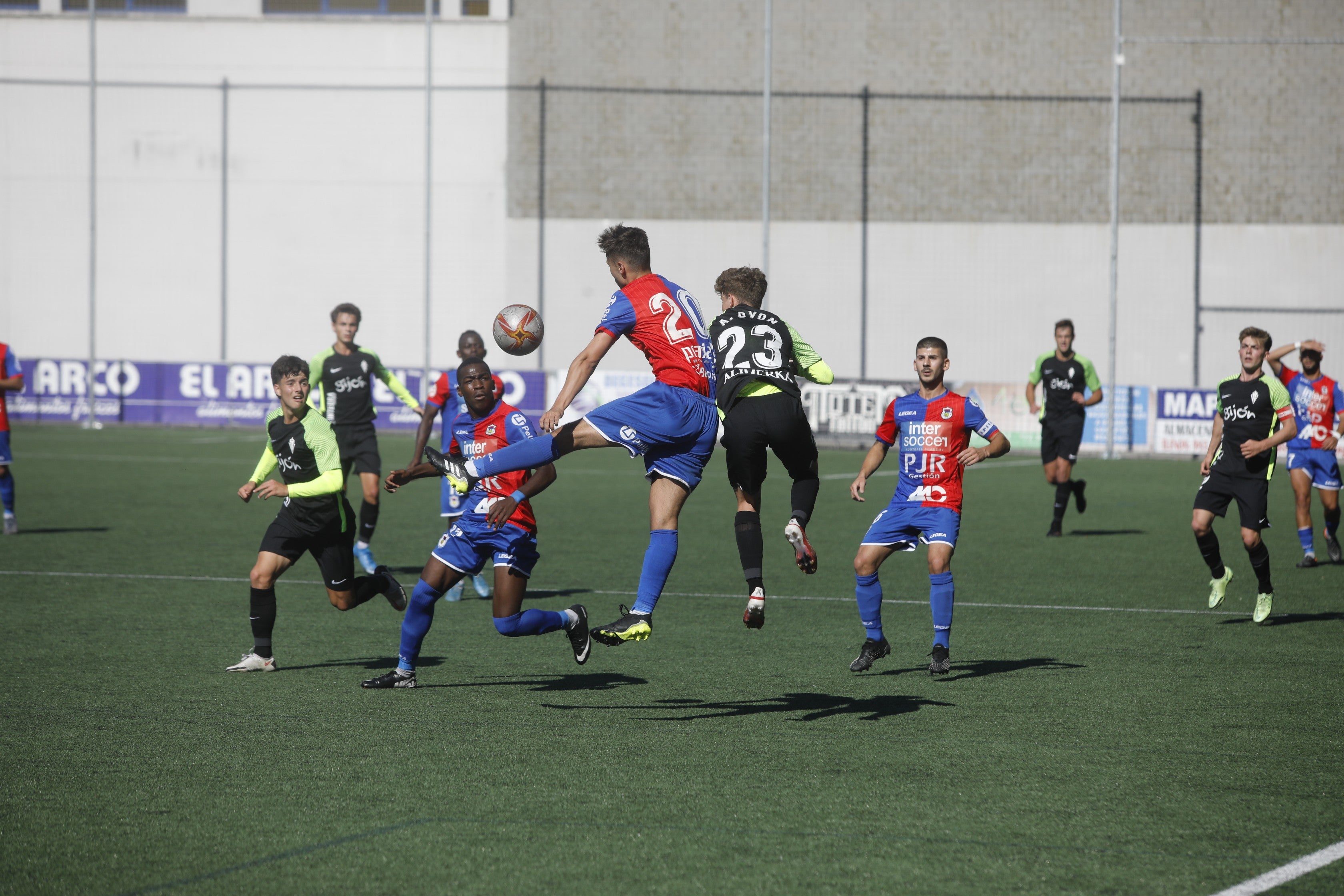 Fotos: Langreo B 2 - 1 Sporting B, en imágenes