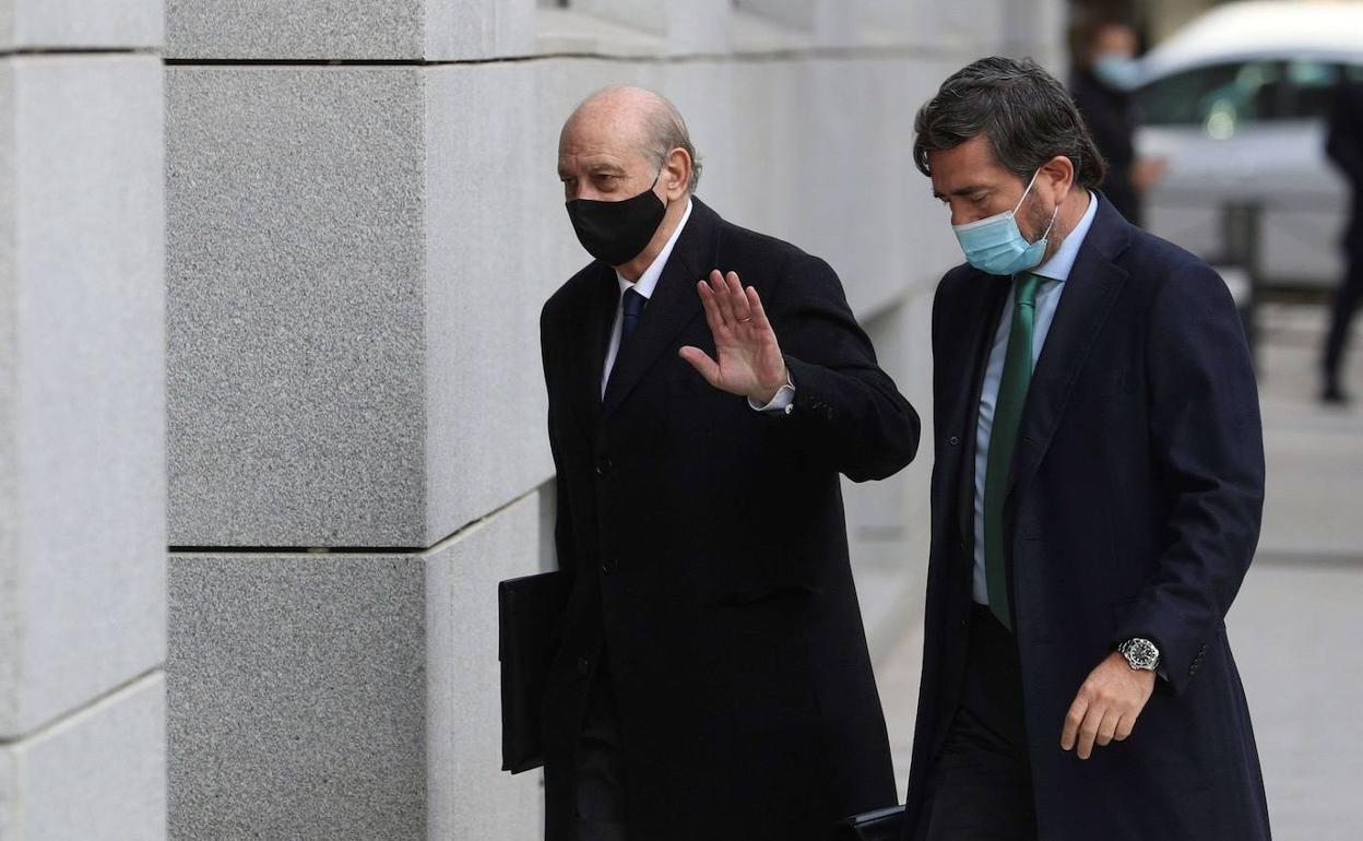 El exministro del Interior, Jorge Fernández Díaz, a su llegada a la Audiencia Nacional el pasado noviembre.