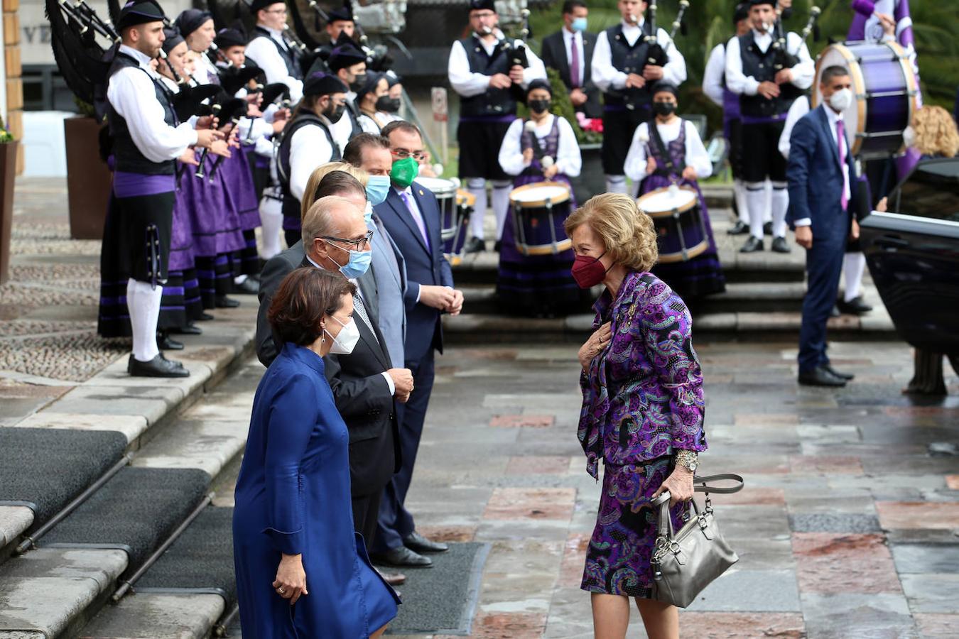 Fotos: El Hotel de la Reconquista, epicentro social en la mañana de los Premios Princesa de Asturias