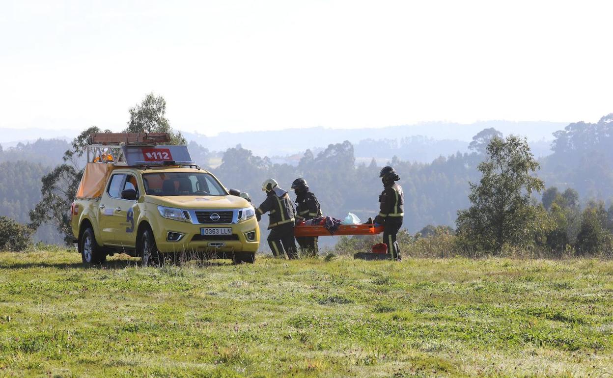 El ensayo se sigue durante la mañana desde un puesto de mando avanzado en La Braña. 