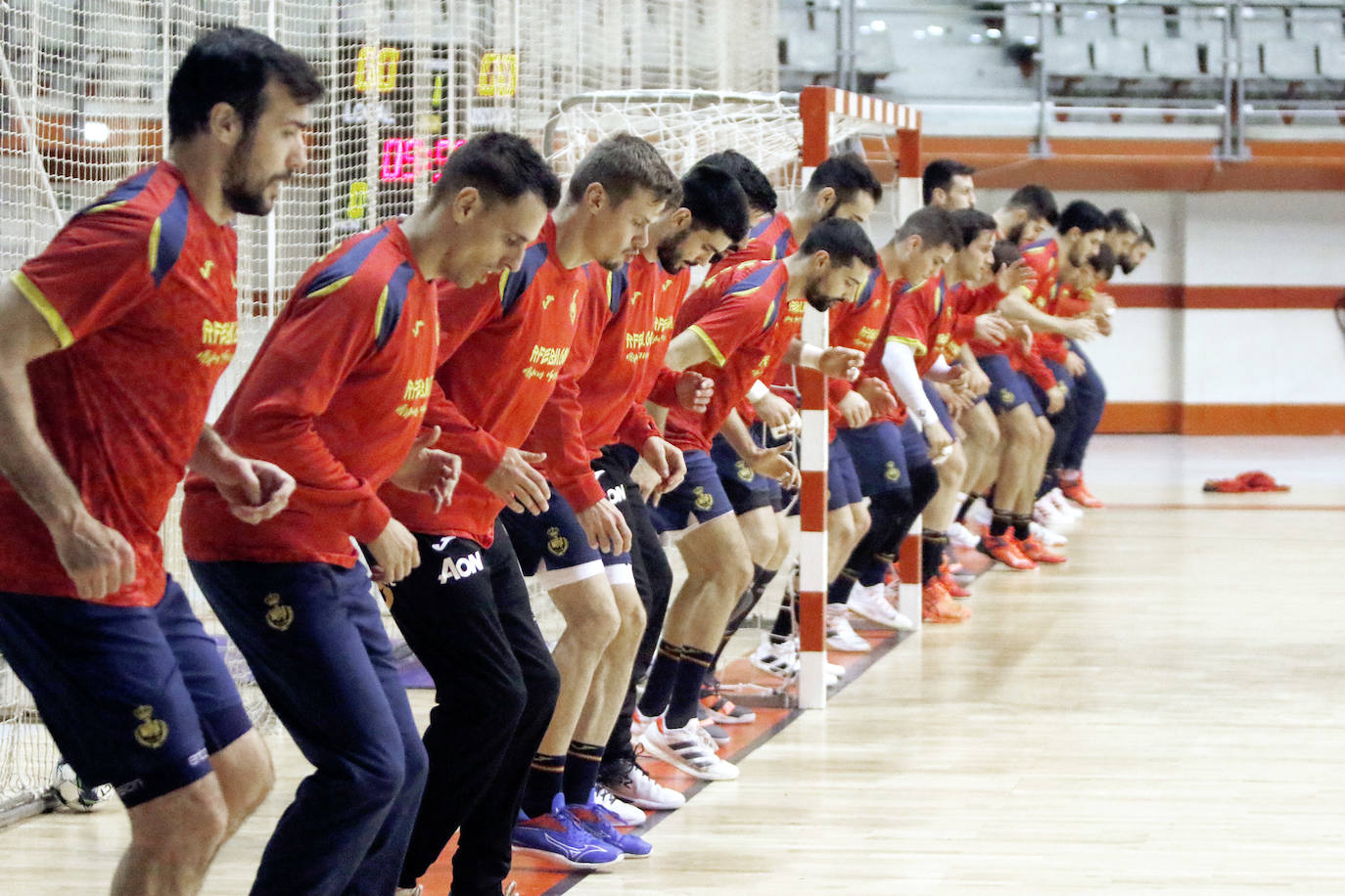 La Selección Española de Balonmano entrena en el Principado, donde disputarán dos amistosos 