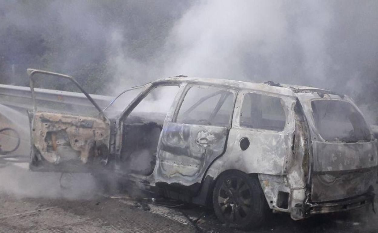 Atascos motivados por el accidente