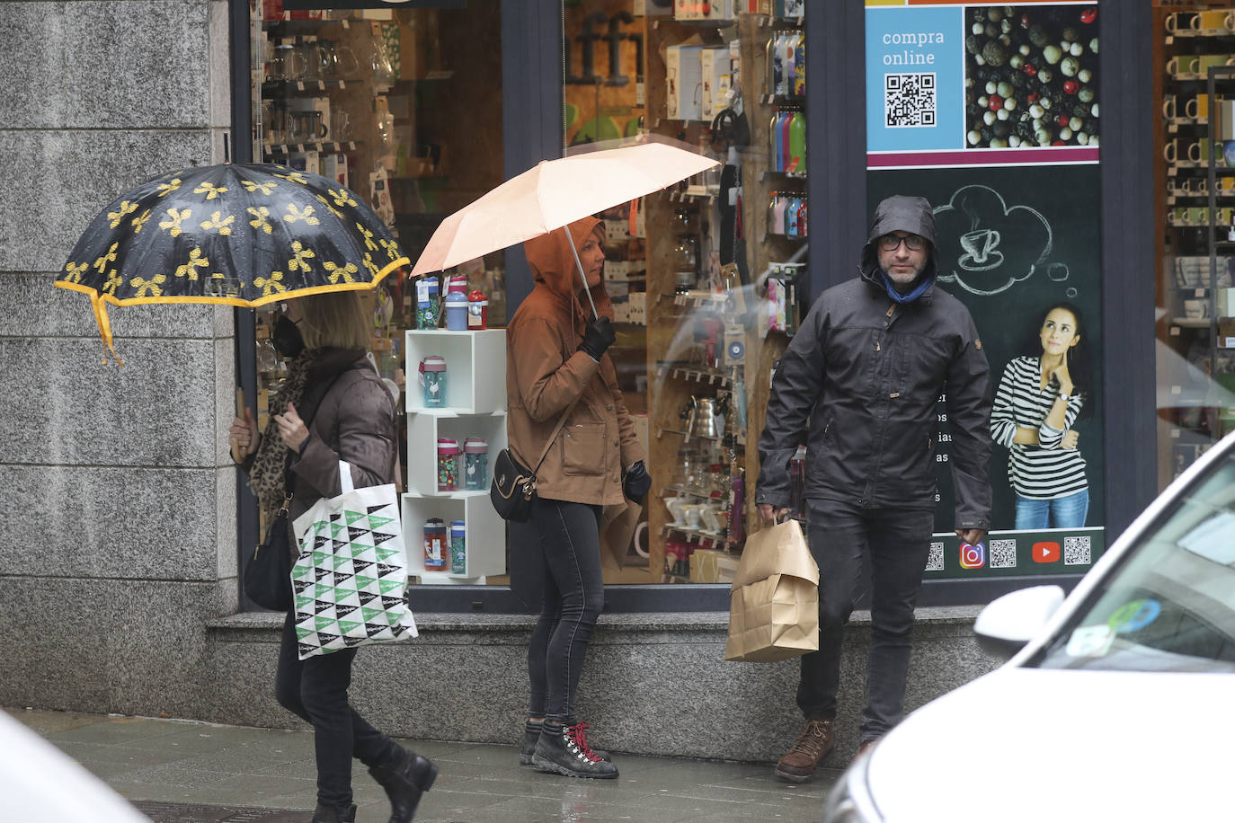Fotos: La nieve y la lluvia, protagonistas en Asturias