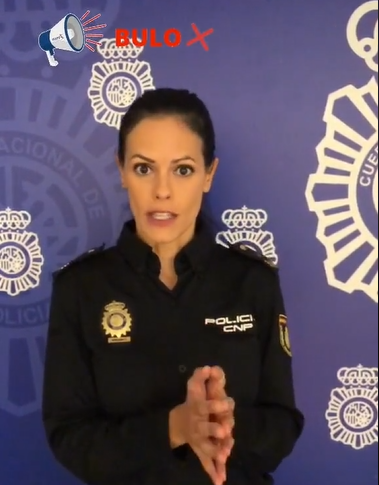 La Policía desmonta un bulo en Tik Tok