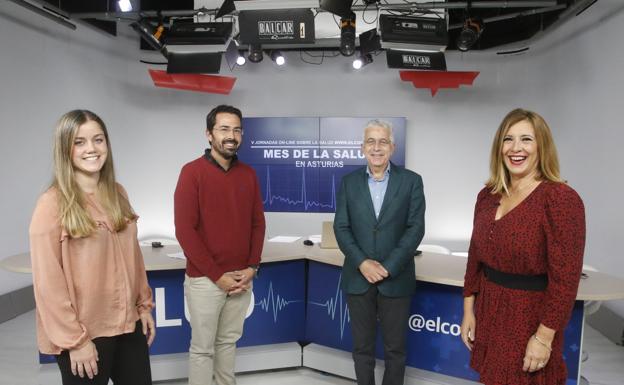 Inés Rodríguez, Pablo Tejerina, Pedro González y Elena Reales.