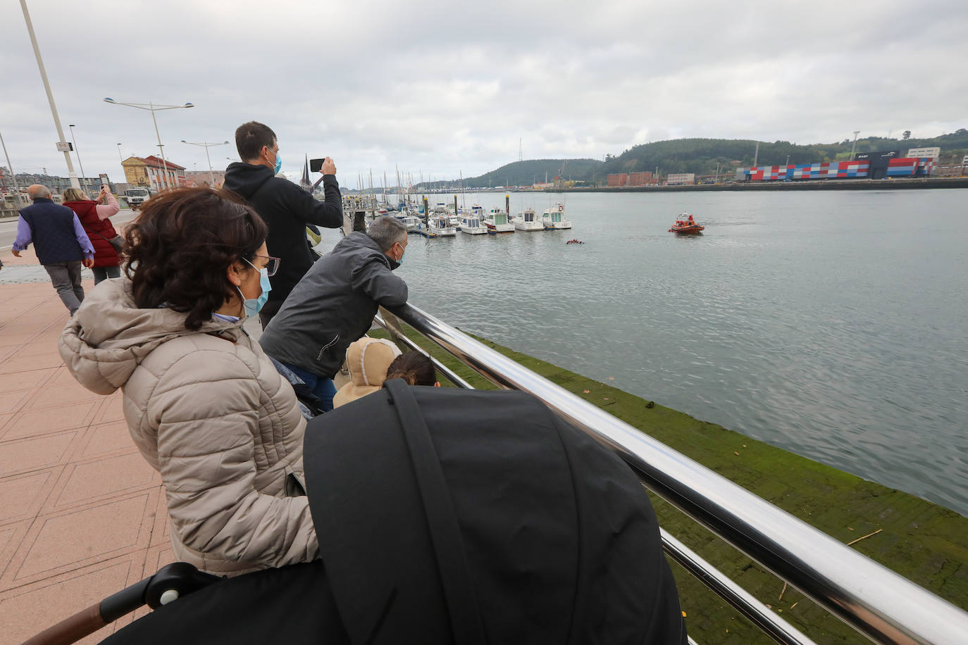 Fotos: Simulacro de rescate en la ría