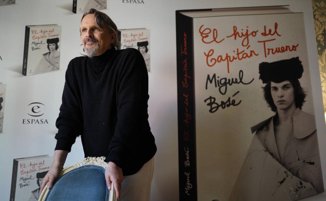 Miguel Bosé, en el hotel Orfila de Madrid.