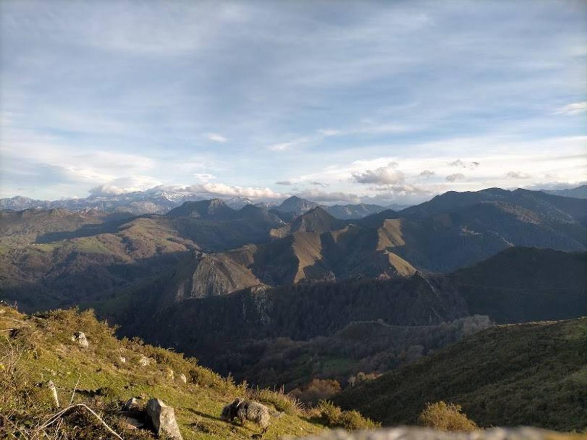 Vistas durante la subida al  Pico Torre