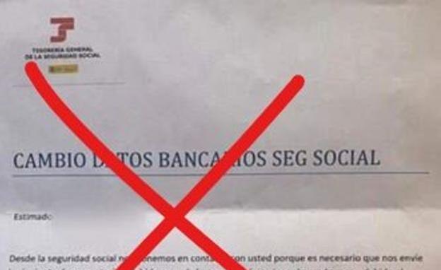 La Seguridad Social informa sobre la carta que pide el cambio de datos bancarios