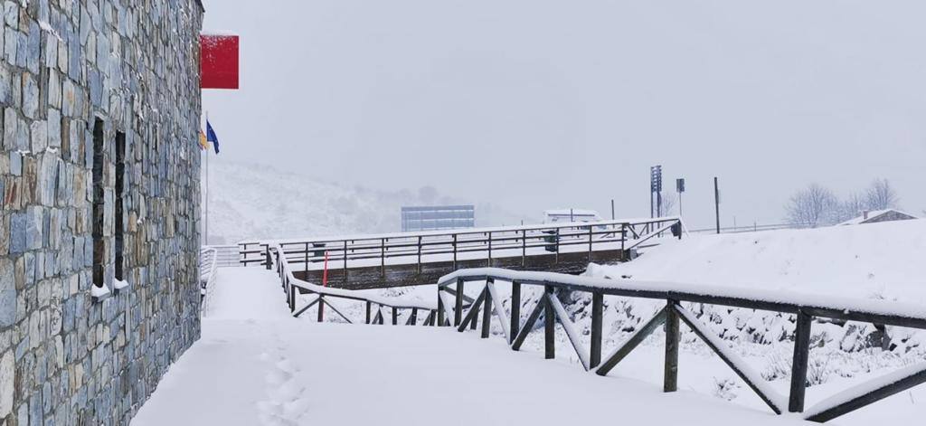 Fotos: Asturias, bajo el primer temporal de nieve del otoño