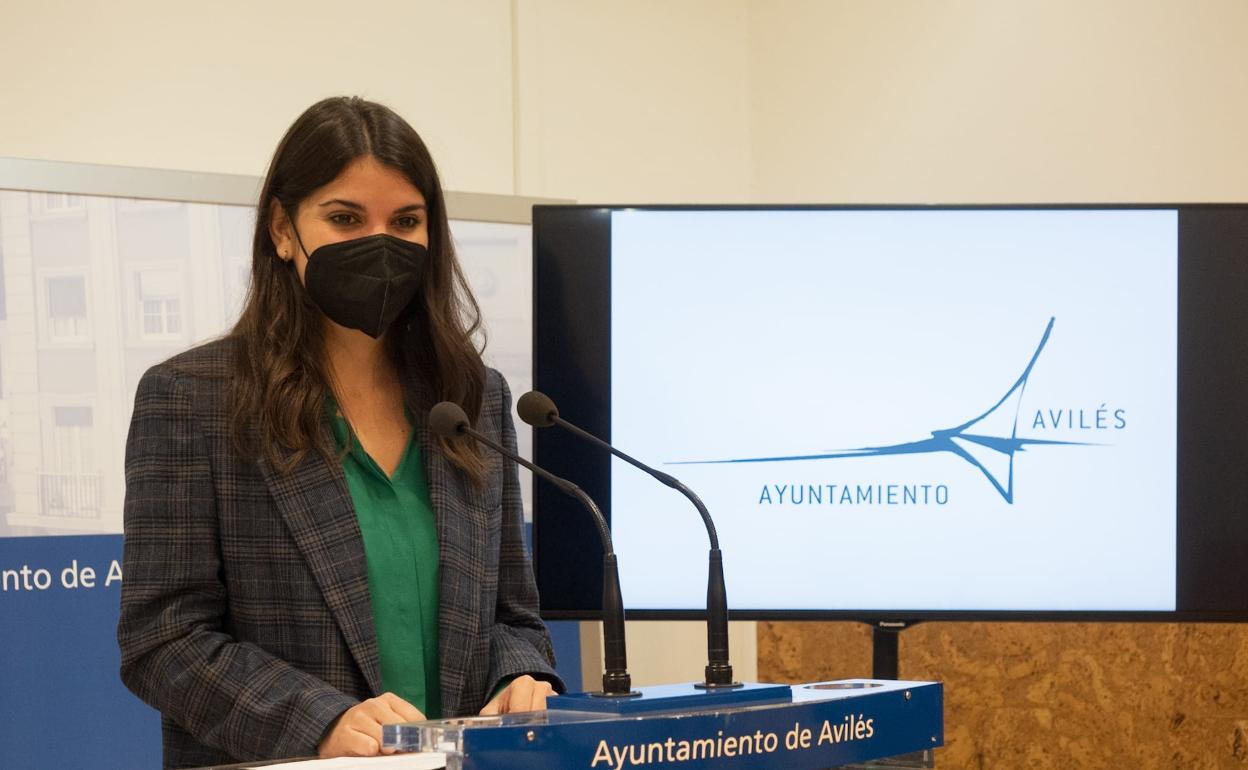 La concejala de Hacienda, Raquel Ruiz, presentó el presupuesto de 2022 esta mañana. 