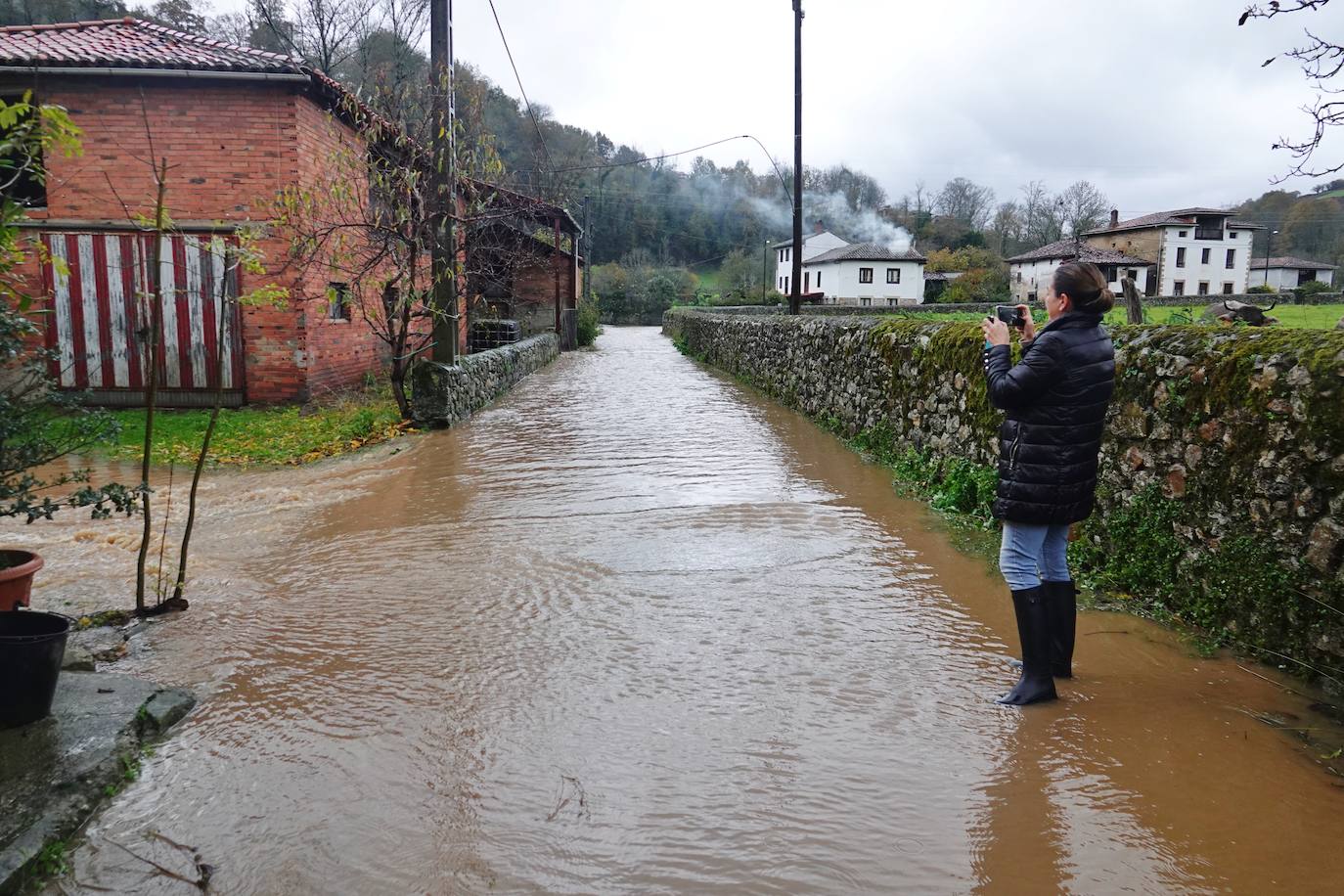 Las intensas lluvias y la nieve caída en los últimos días ha provocado importantes daños en buena parte de Asturias, principalmente en la zona oriental de la región donde, incluso, se ha tenido que evacuar a decenas de pacientes del hospital de Arriondas. Pero el agua también ha anegado otras áreas de Asturias 