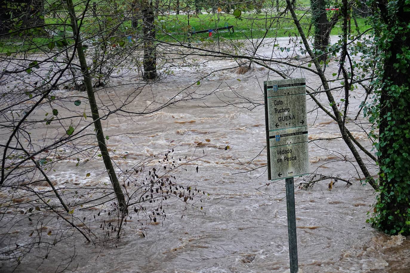 Fotos: Los ríos se desbordan en el oriente de Asturias