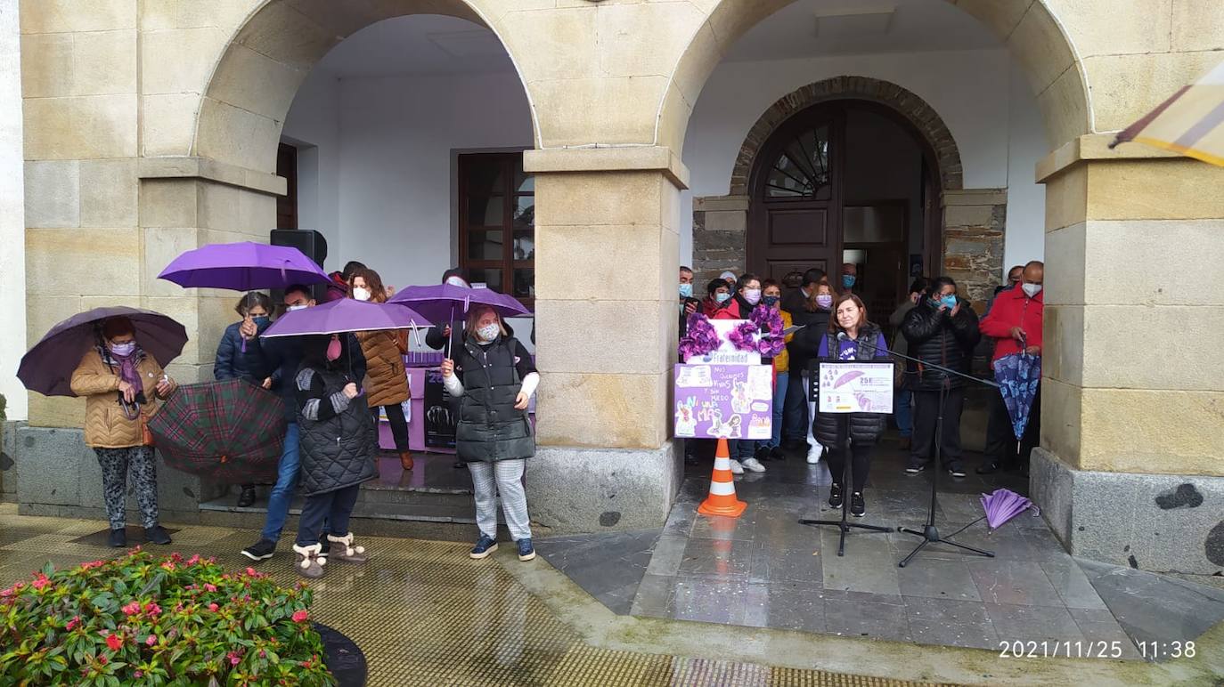 En Tapia, Tineo, Cangas del Narcea, Vegadeo, Luarca o El Franco ha predominado hoy el color morado y la reivindicación en el Día Internacional de la Eliminación de la Violencia contra las Mujeres. 