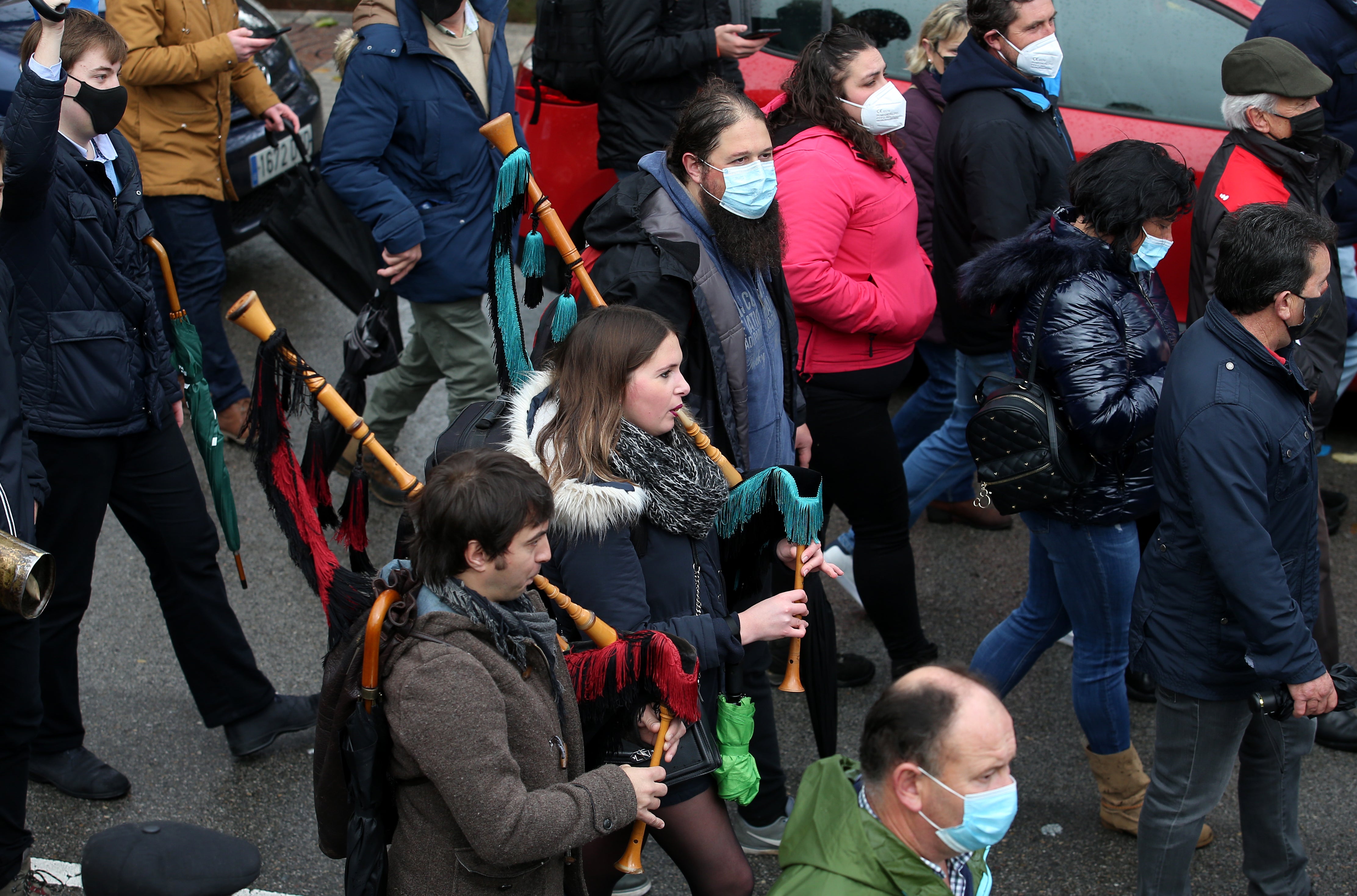 Fotos: El sector ganadero asturiano se manifiesta en Oviedo