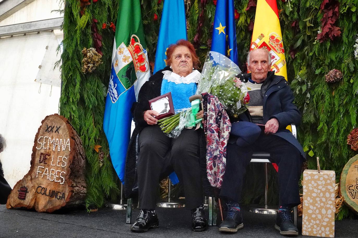 Fotos: Víctor Manuel anima la Feria de les Fabes de Colunga