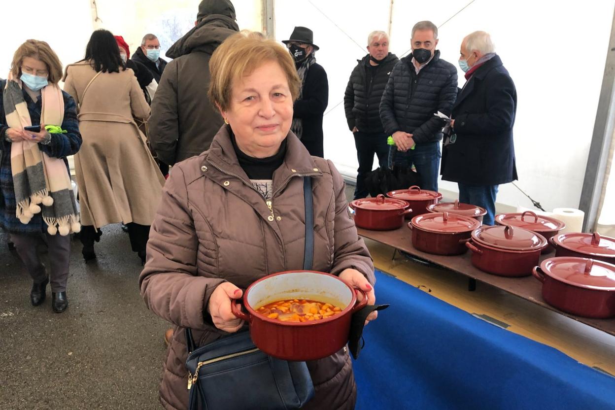 Nieves Avella, ganadora de la categoría particular. 