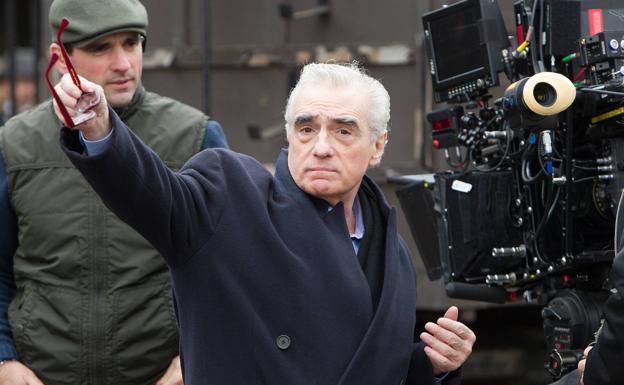 Martin Scorsese en el rodaje de 'La invención de Hugo'.