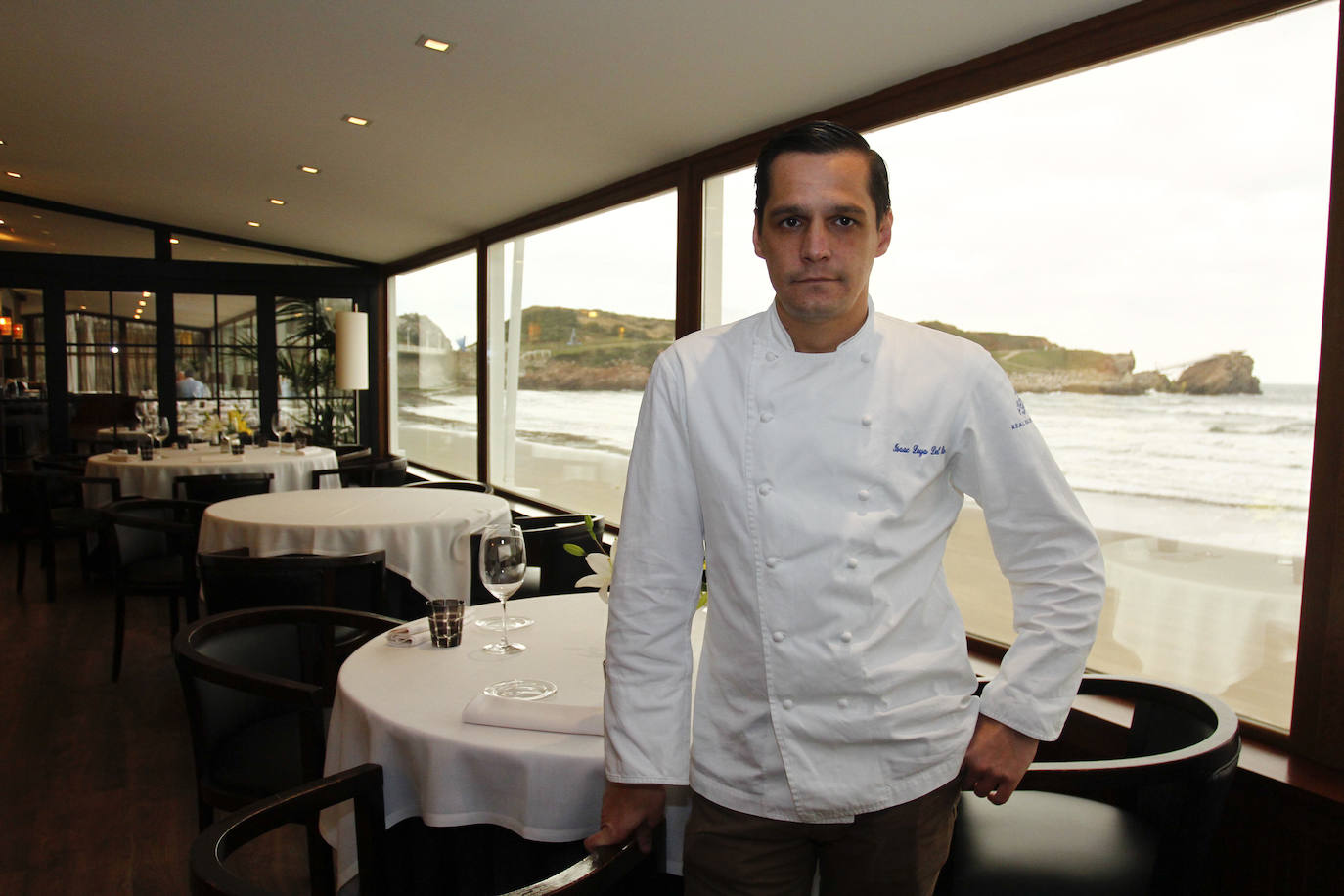 Isacc Loya. El Real Balneario de Salinas tiene una estrella Michelin.