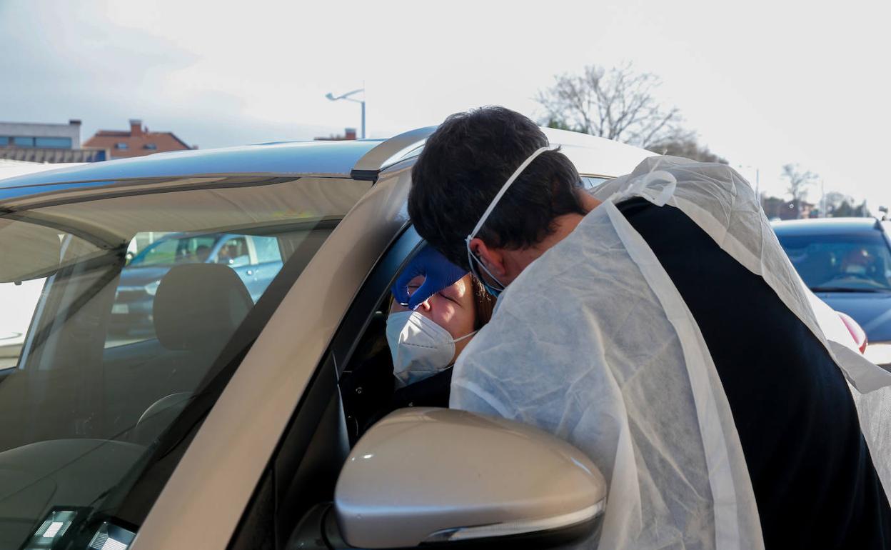 El autocovid de Gijón, este miércoles