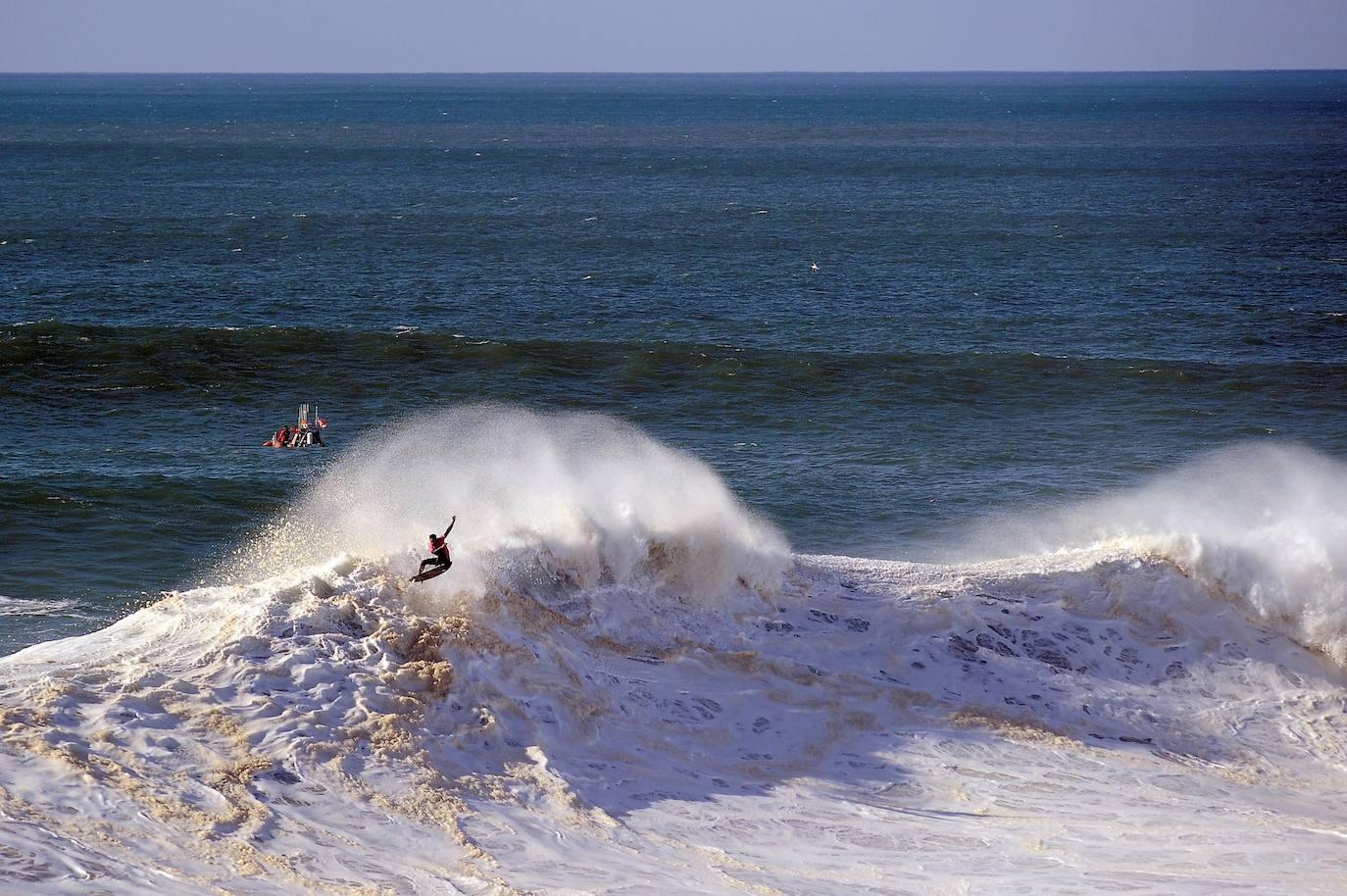 Fotos: El espectáculo de las olas de Nazaré