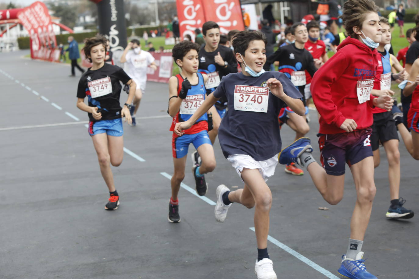 Fotos: Así fue la Carrera de Nochebuena de los niños