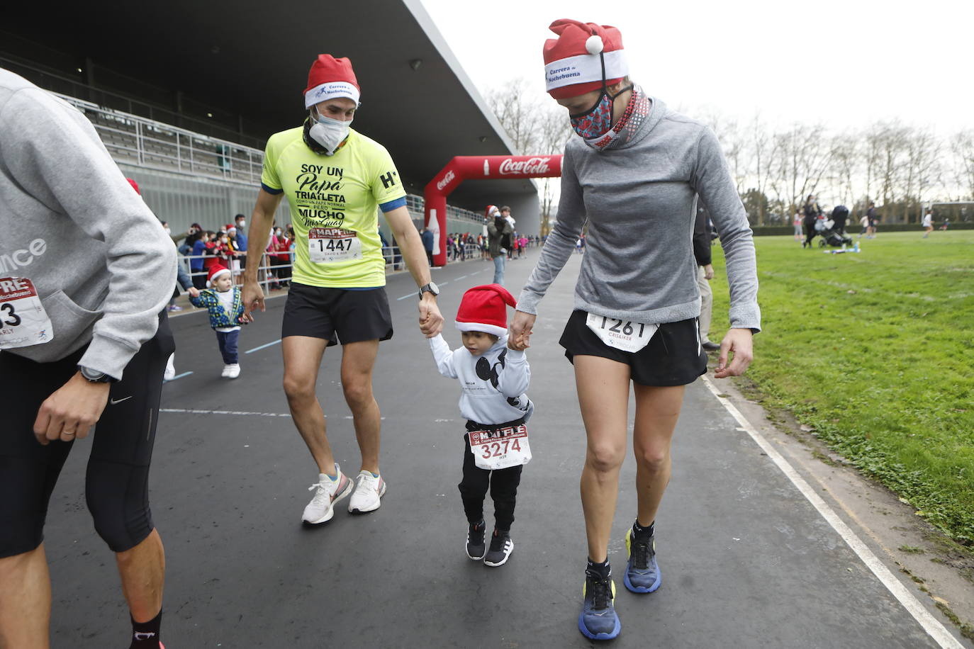 Fotos: Así fue la Carrera de Nochebuena de los niños