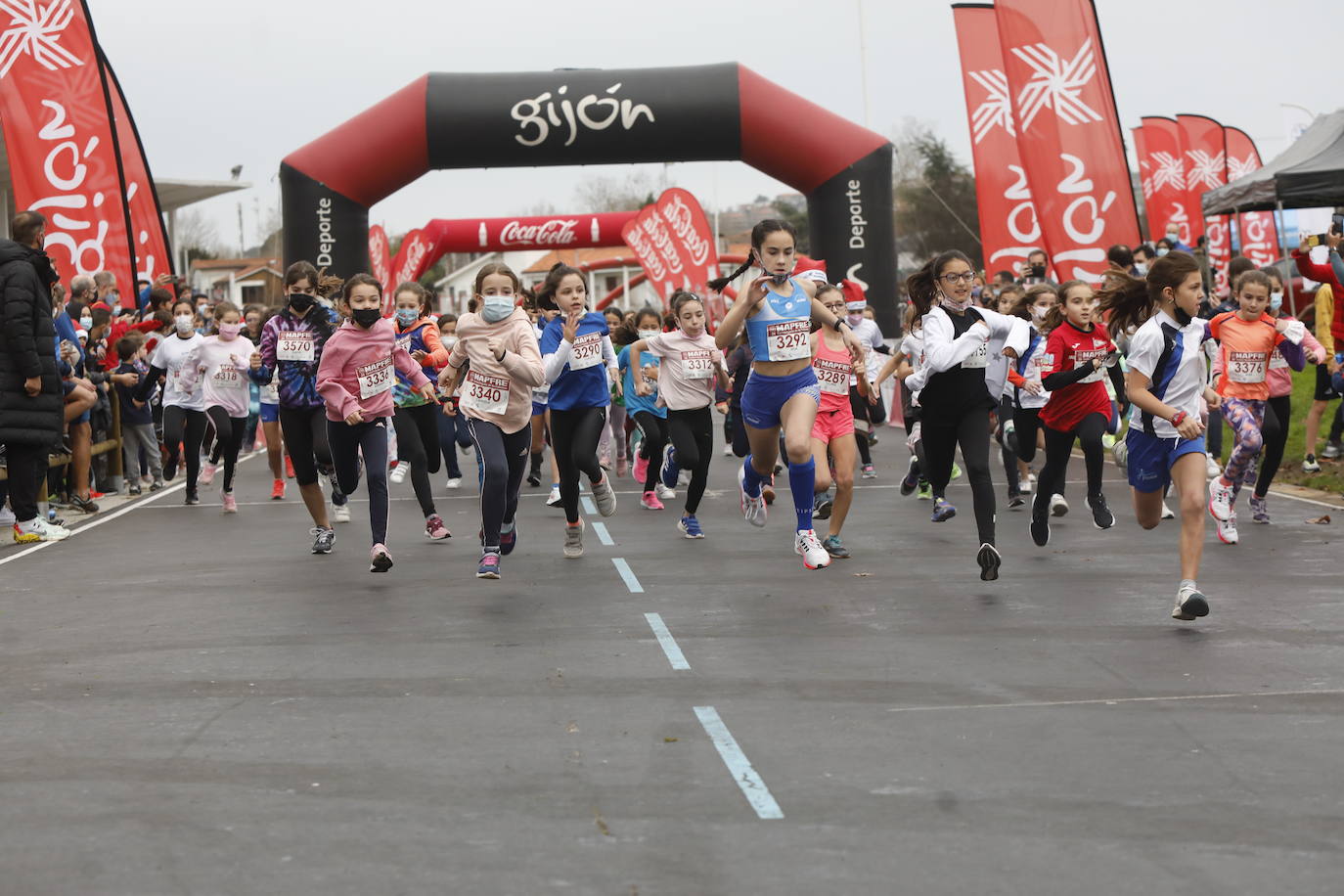 Fotos: Así fue la Carrera de Nochebuena de los niños