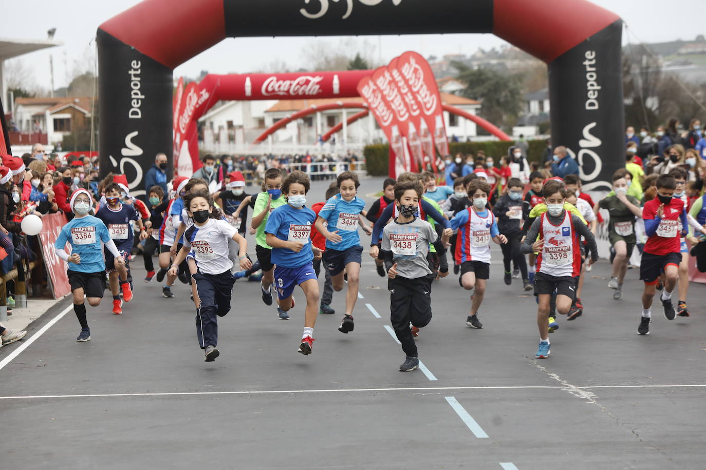 Fotos: Así fue la Carrera de Nochebuena de los niños
