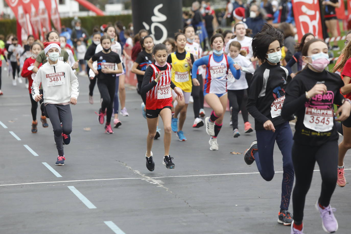 Fotos: Así fue la Carrera de Nochebuena de los niños