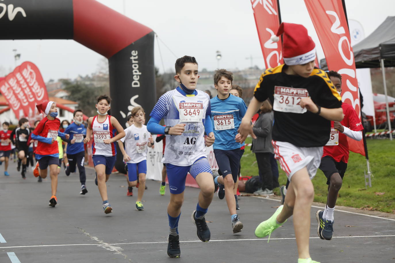 Fotos: Así fue la Carrera de Nochebuena de los niños