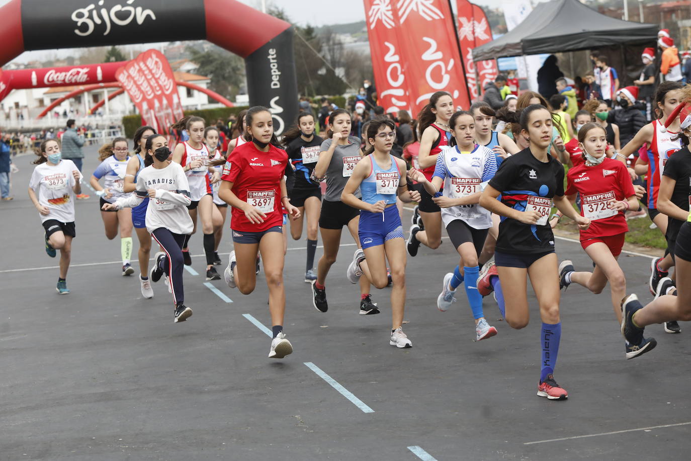 Fotos: Así fue la Carrera de Nochebuena de los niños