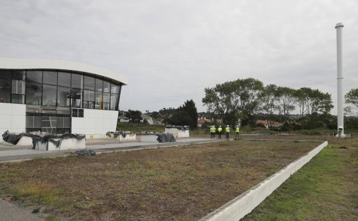 La depuradora del este de Gijón.