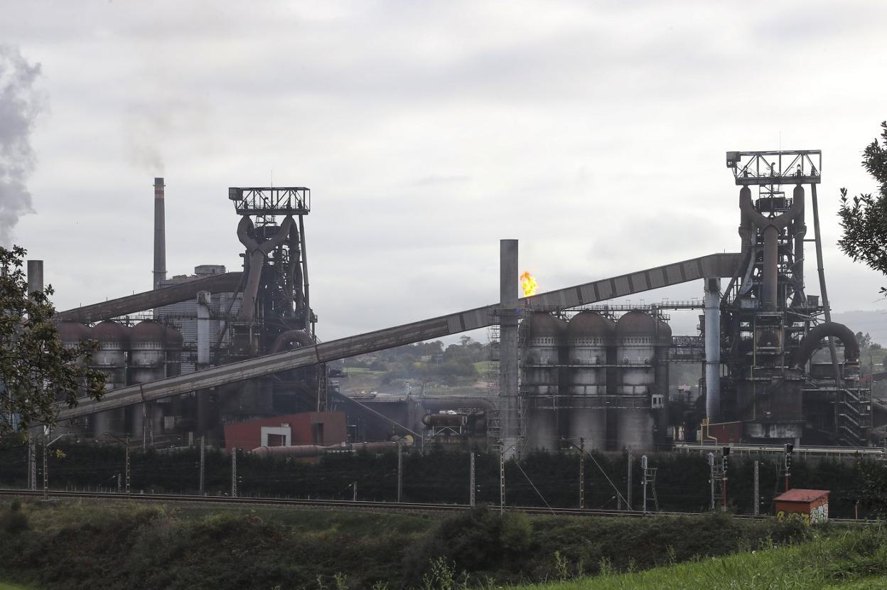 Los dos únicos hornos altos de Arcelor en España están situados en la planta de Gijón. 