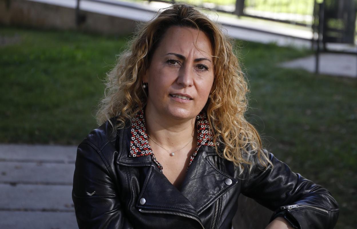 La alcaldesa, Gema Álvarez. 