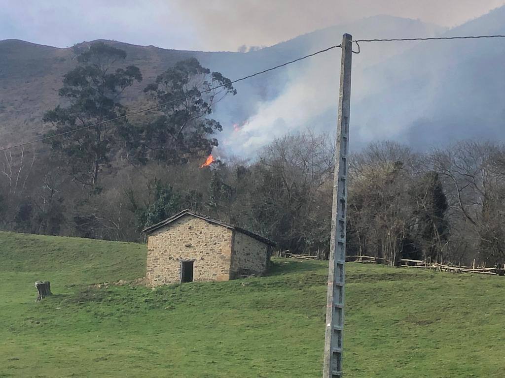 La región ha llegado a sumar un centenar de incendios forestales activos durante el fin de semana. Este lunes los bomberos continuan luchando contra más de cuarenta fuegos 