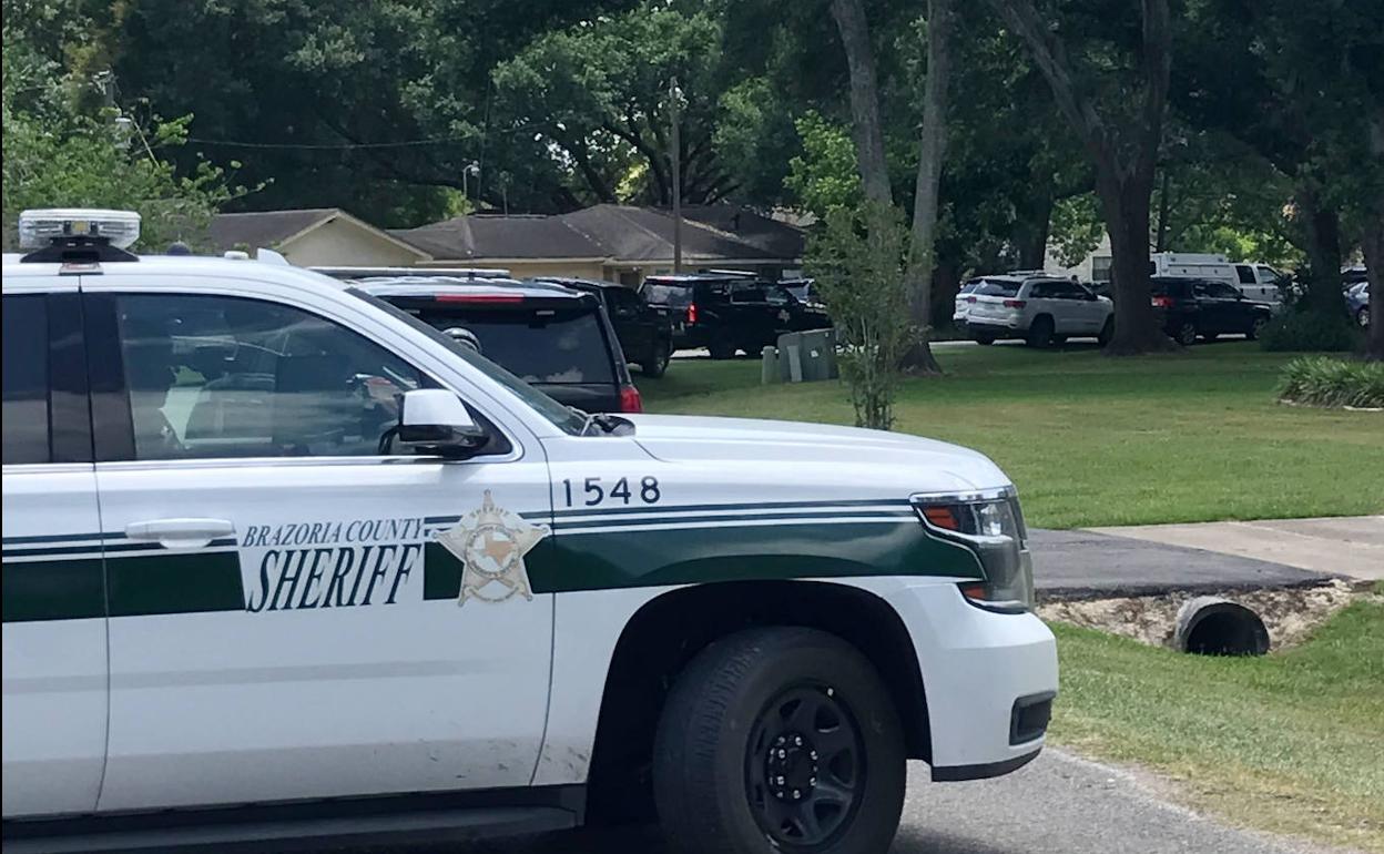 Un coche de la Policía de Texas.