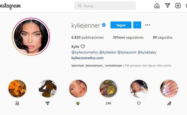 El pasado mes de septiembre Kylie Jenner conseguía 300 millones de seguidores.