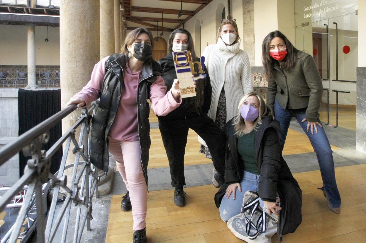 Mayra Fernández, Rebeca Tassis, Lara Martínez, Arantxa Fernández y María Piquero. 