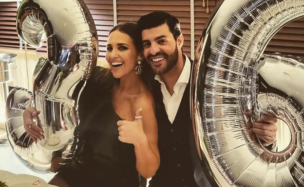 Paula Echevarría celebra el cumpleaños de Miguel Torres por todo lo alto