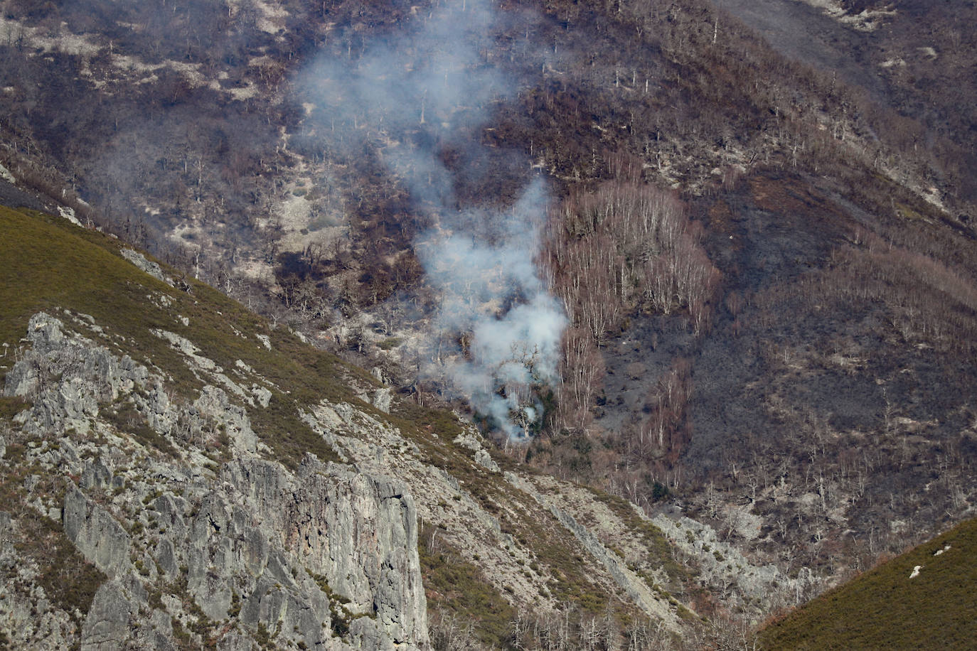 La rápida actuación de los servicios de emergencias impidió que el incendio entrase en la reserva natural de Muniellos, situada en la vertiente inmediatamente aledaña a la zona donde se estaba produciendo el fuego, que tiene todos las indicios de haber sido provocado, como comentaron algunos vecinos de la zona.