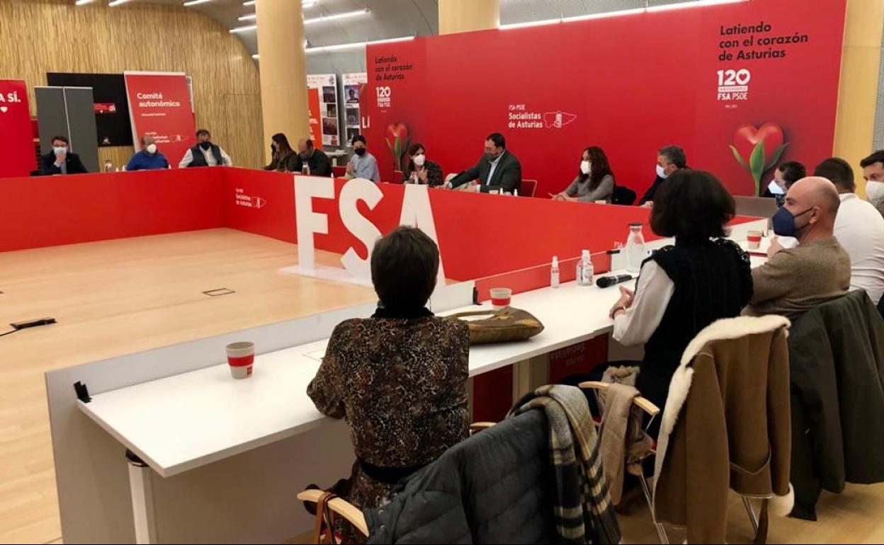 La Comisión Ejecutiva autonómica de la FSA-PSOE.