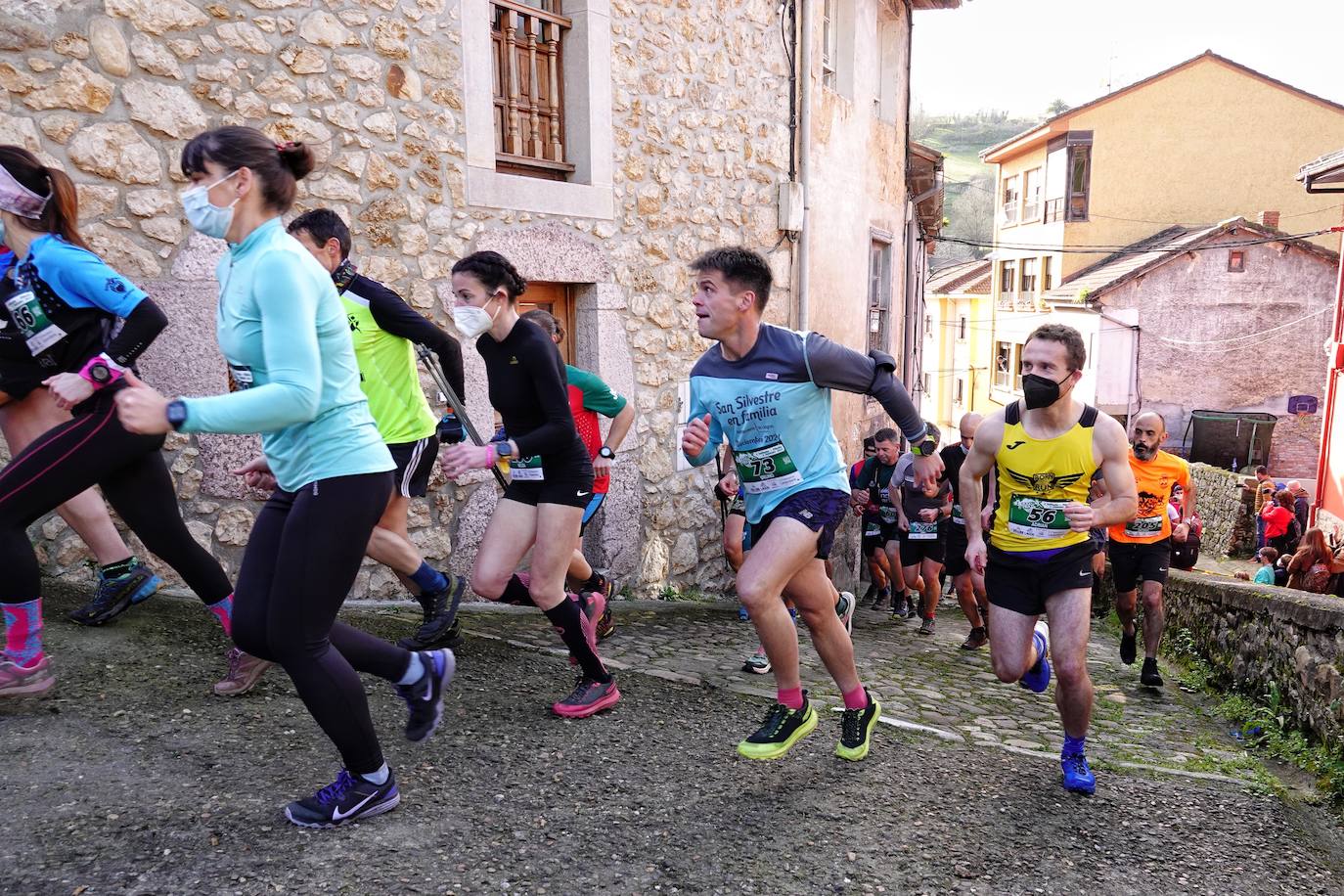 Dimas Pereira se impone en el Cayón Trail de Infiesto, una carrera que sigue siendo «el plan favoristo» de los corredores de la región.