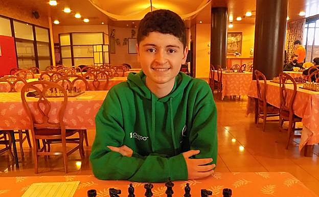 Miguel Suárez, subcampeón de Asturias sub 18.