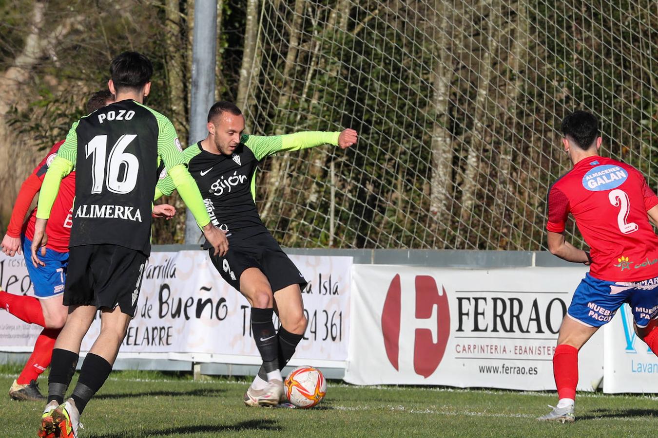 Fotos: Las mejores jugadas del Colunga - Sporting B