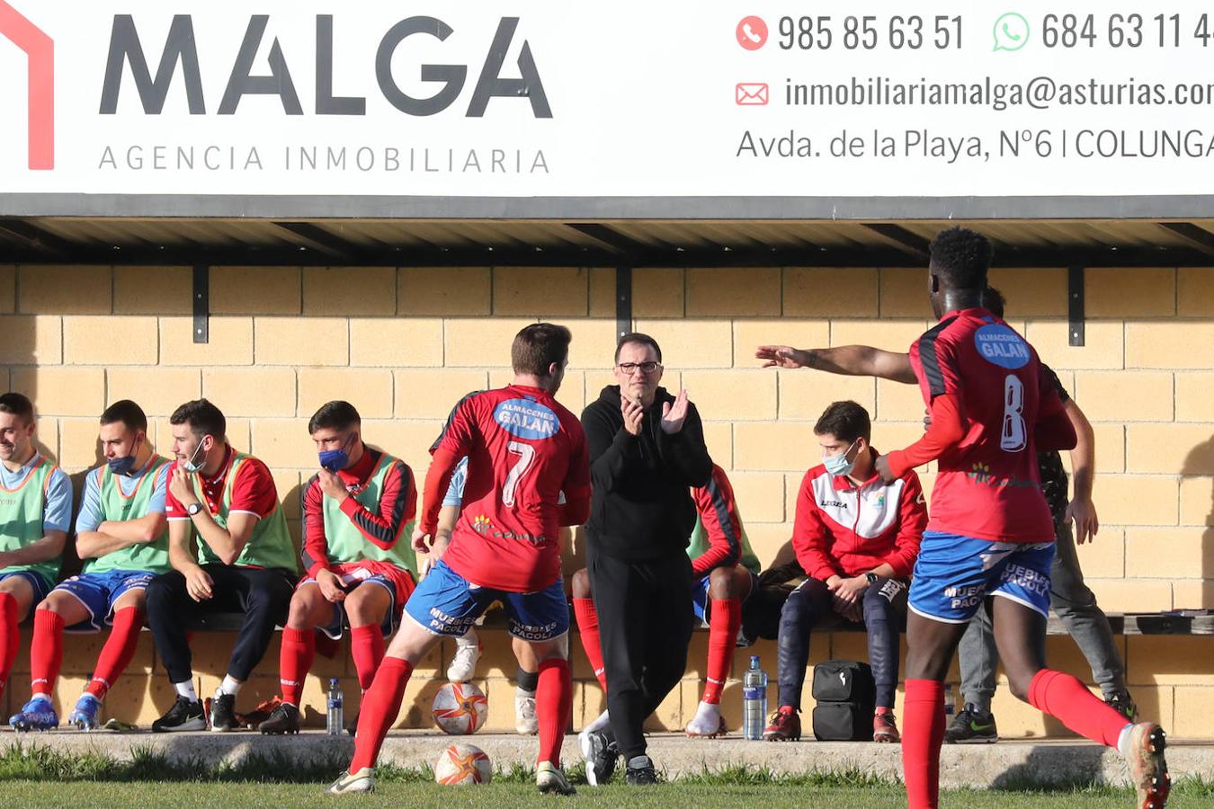 Fotos: Las mejores jugadas del Colunga - Sporting B