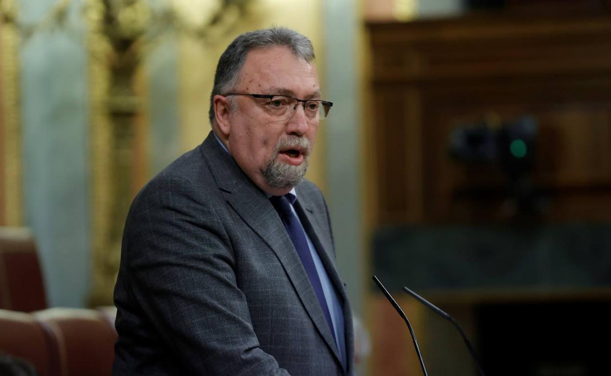 Martínez Oblanca, ayer, en el Congreso.