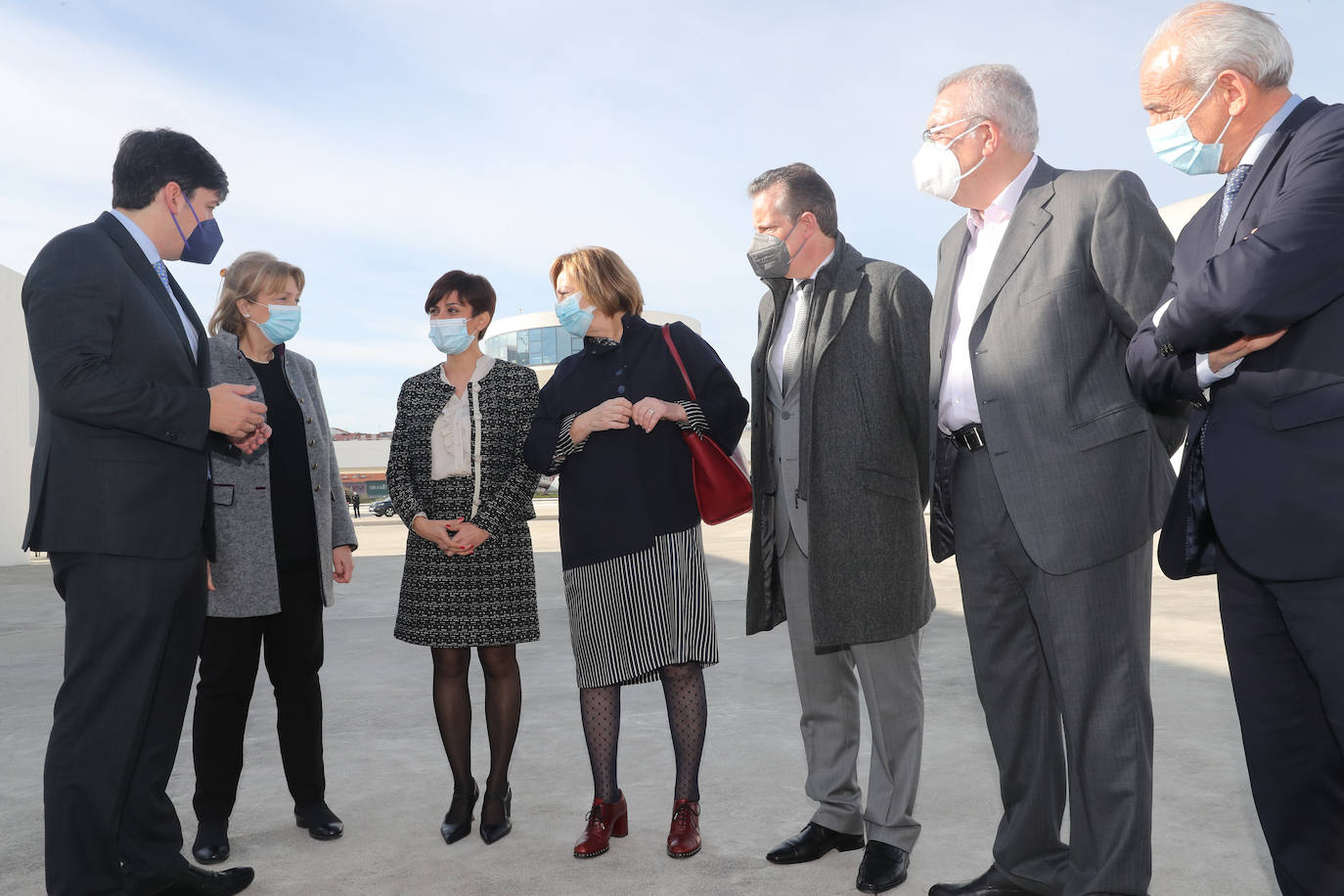 La ministra de Política Territorial y portavoz del Gobierno,Isabel Rodríguez, ha participado este jueves en un acto sobre 'La importancia de las ciudades en la construcción europea. Una visión desde Asturias', en el Centro Niemeyer